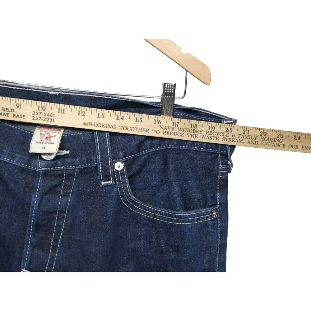 Vintage True Religion Jeans Mens 38‎ Geno Button Fly Waist 41